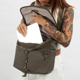 Covert Green Waxed Canvas